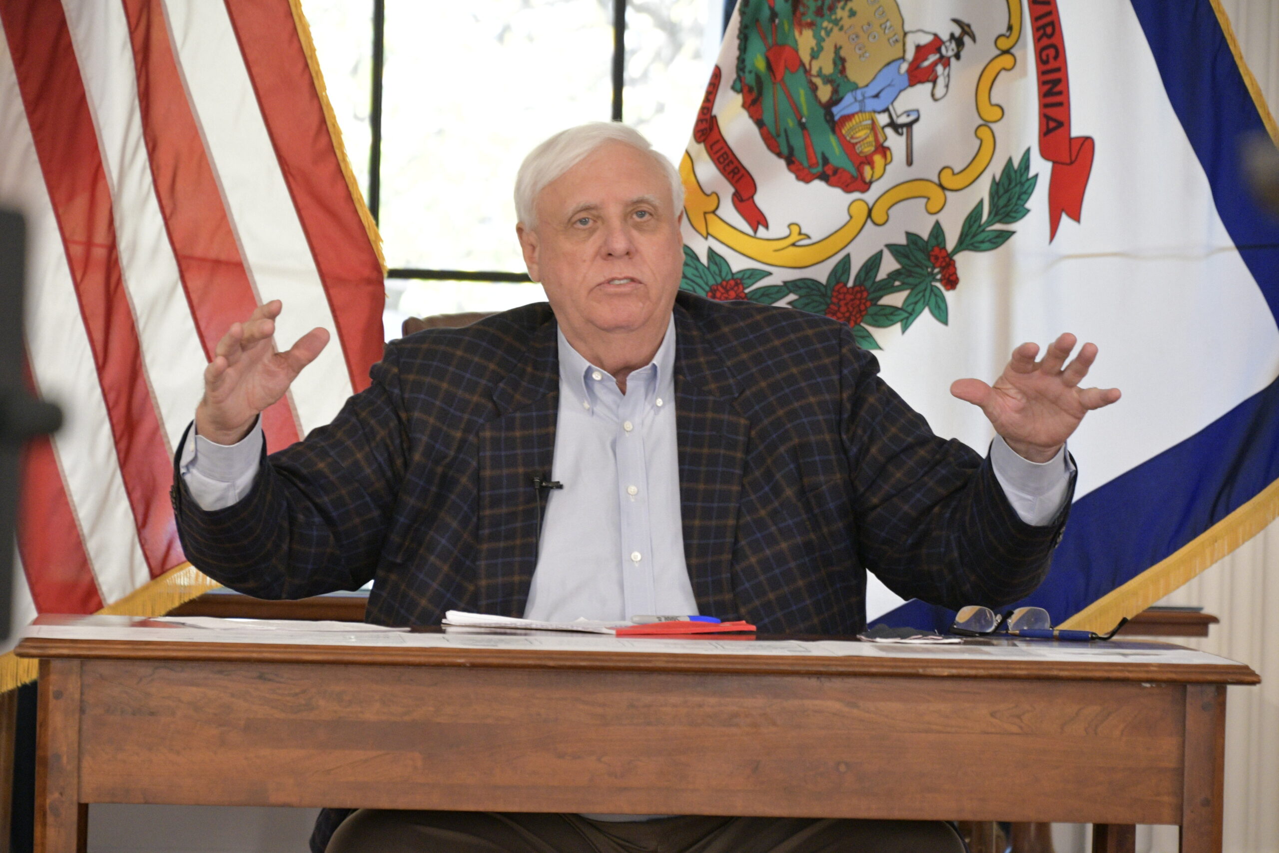 Justice: No shutdowns planned; and no special session to enact mask mandate penalties, but open to idea